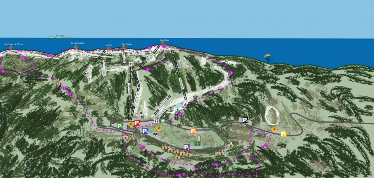 Montagne, Mer Et Verdon Séranon Exterior foto